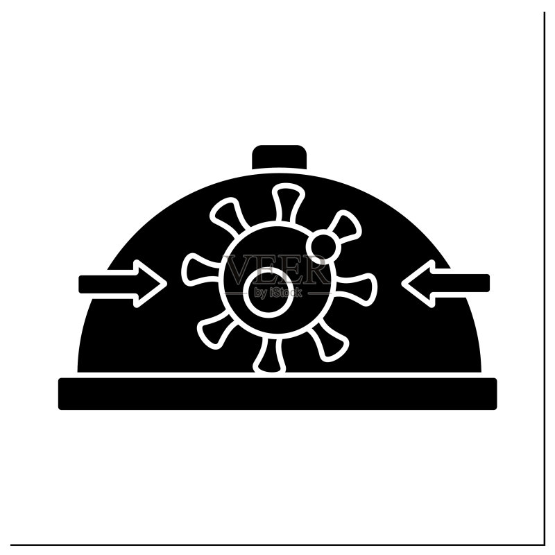 遏制字形图标图标素材