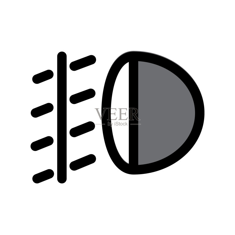雾灯图标素材