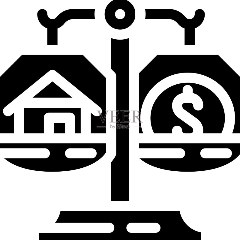 离婚后财产分割标志图标图标素材