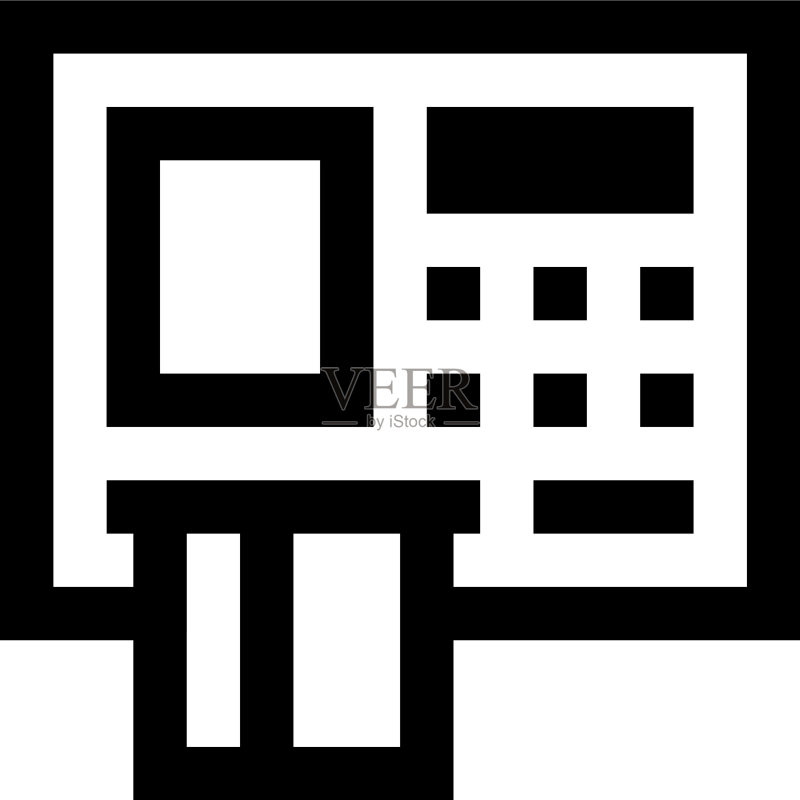 ATM机图标素材