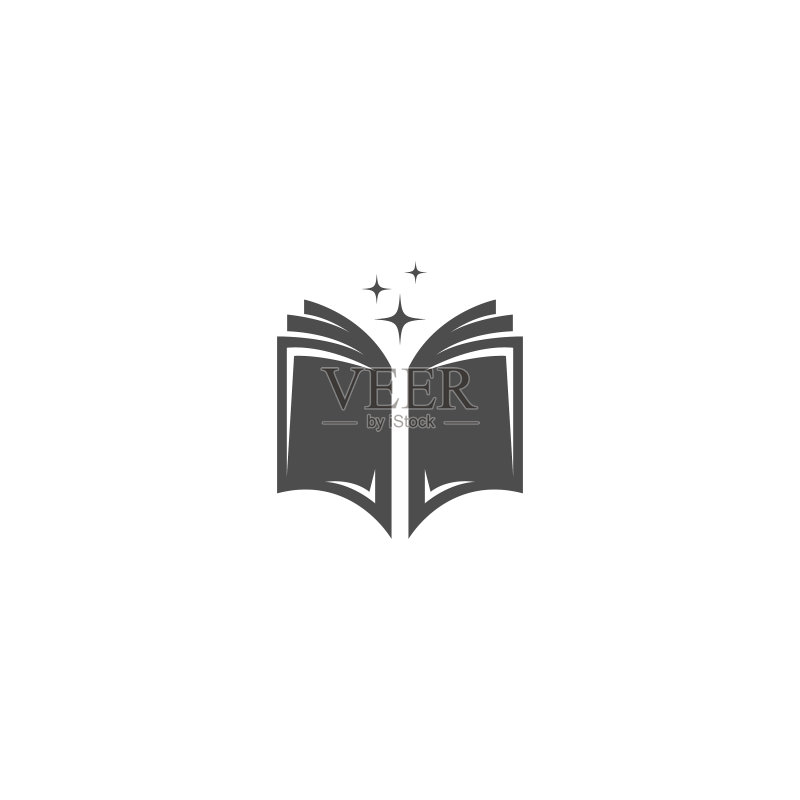 书籍图标Logo设计模板图标素材