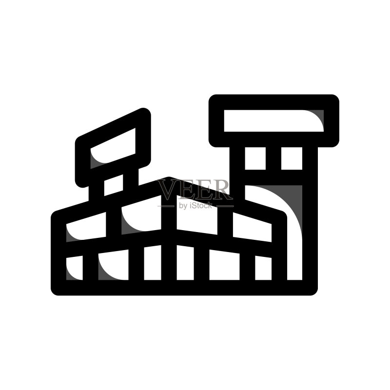 购物中心大楼图标图标素材