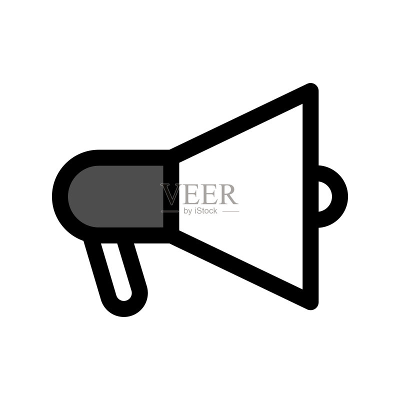 扩音器图标图案图标素材