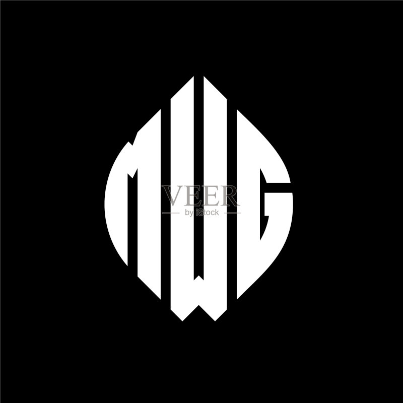 MWG圆形字母标志设计图标素材