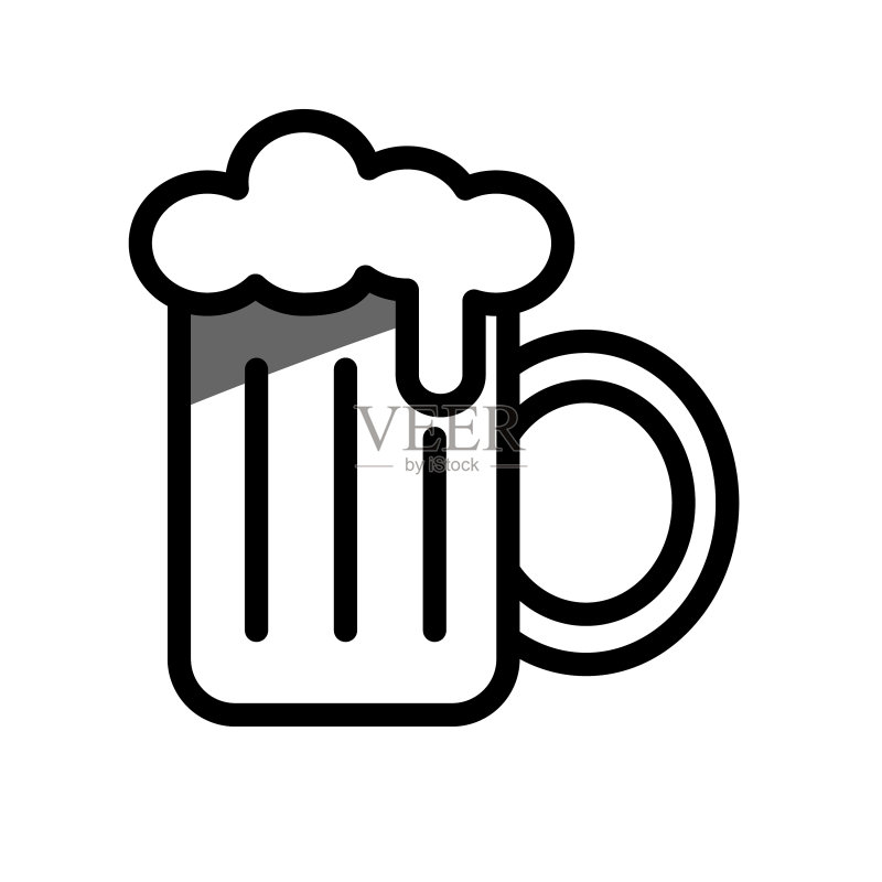 啤酒图标图案图标素材