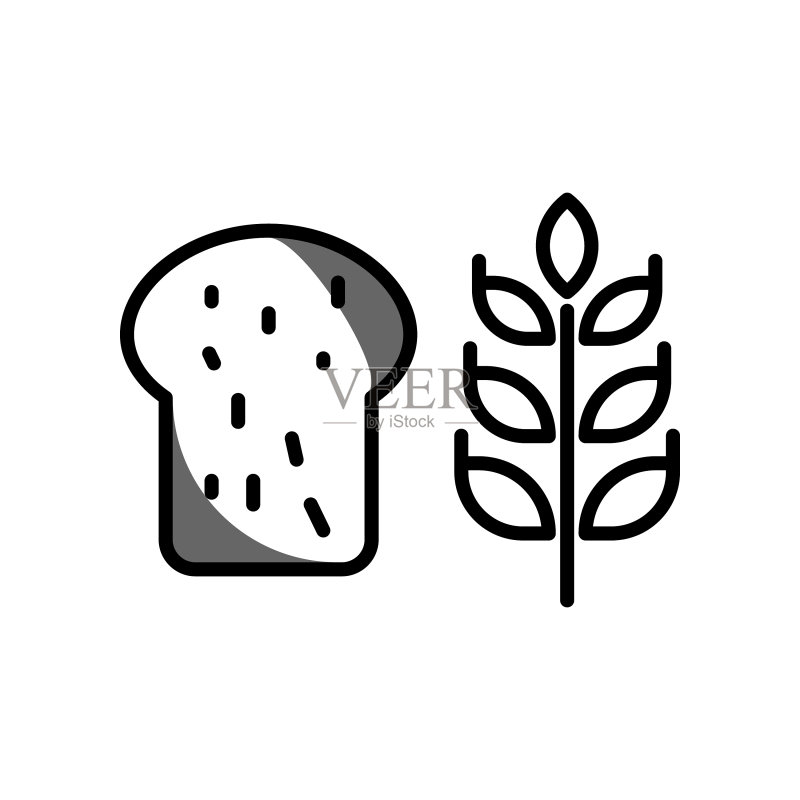 面包图标图案图标素材