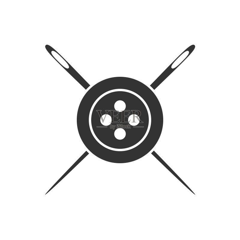 缝纫元素图标素材