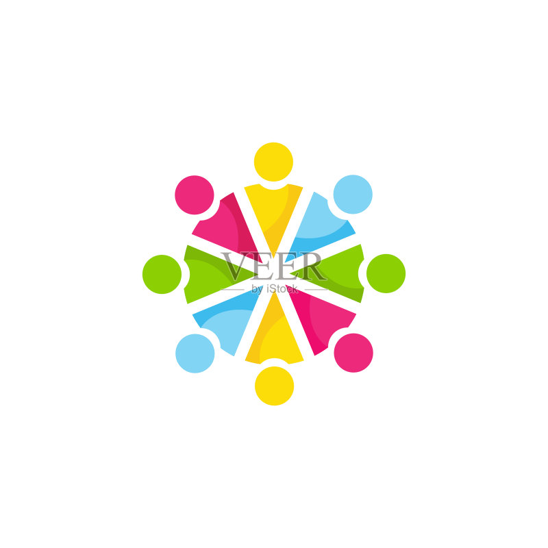社区网络和社会图标图标素材