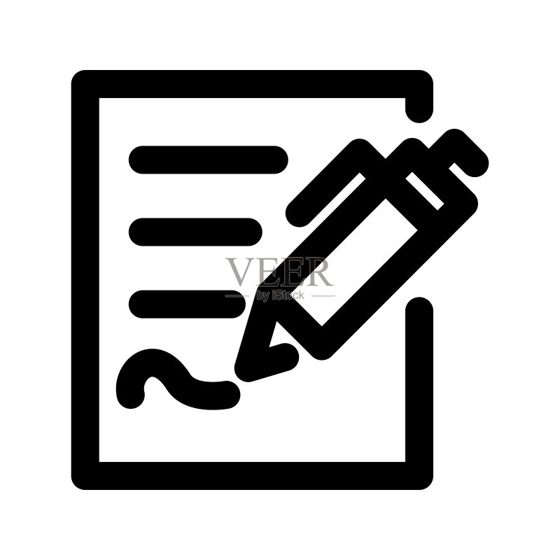 笔的图标图标素材