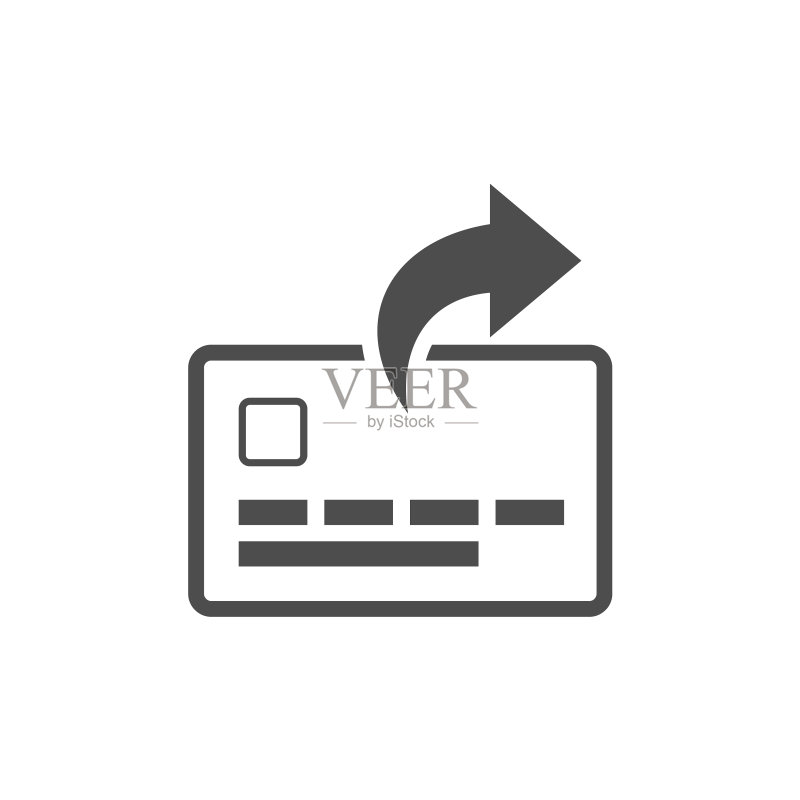 信用卡取款:金融货币与银行图标素材
