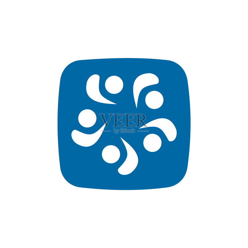 远程会议APP标志设计图标素材