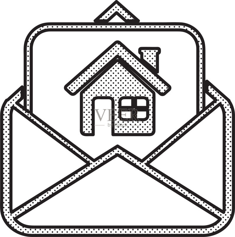 电子邮件和邮件图标符号设计图标素材