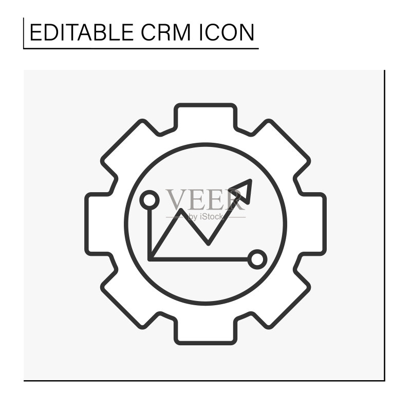 图表线条图标图标素材