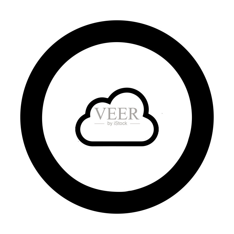 云计算或下载图标图标素材