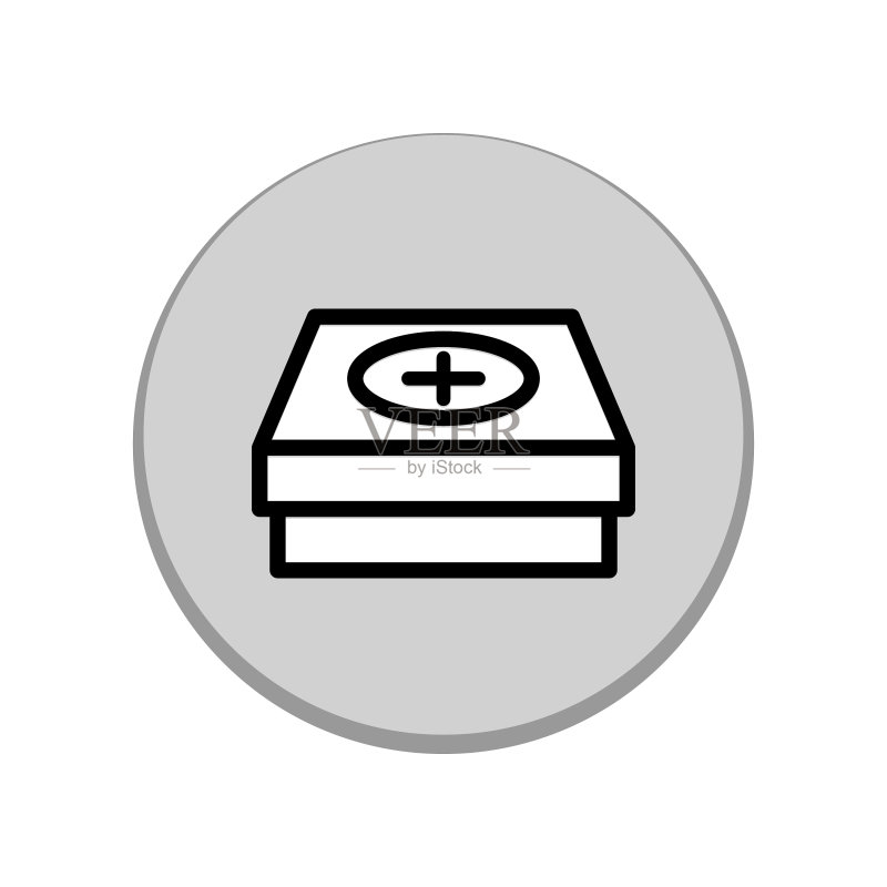 急救医疗箱图案图标素材