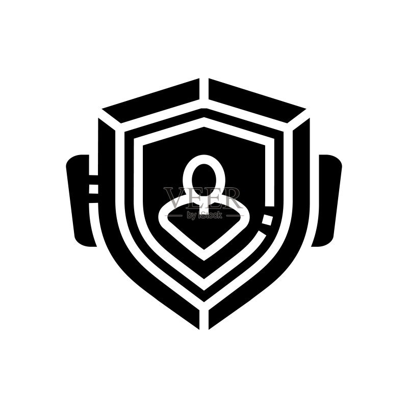 成功成就标志符号的游戏奖励矢量插画图标素材