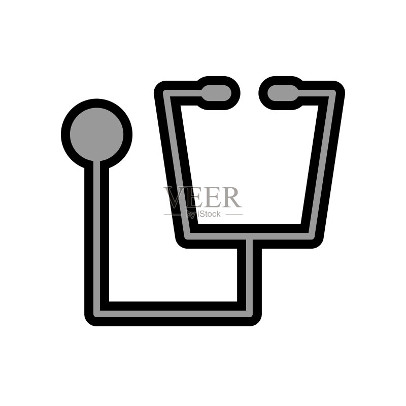 听诊器图标图标素材