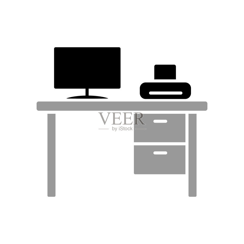 办公桌图标图案图标素材