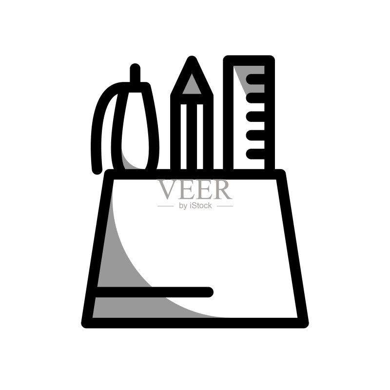 铅笔架图标图案图标素材