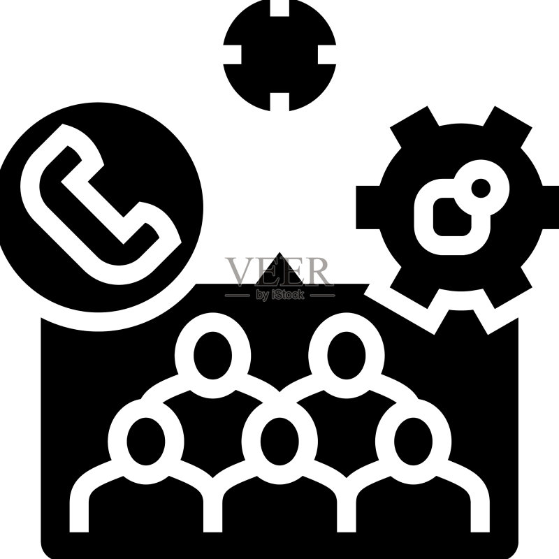 客户关系管理目标广告图标图标素材