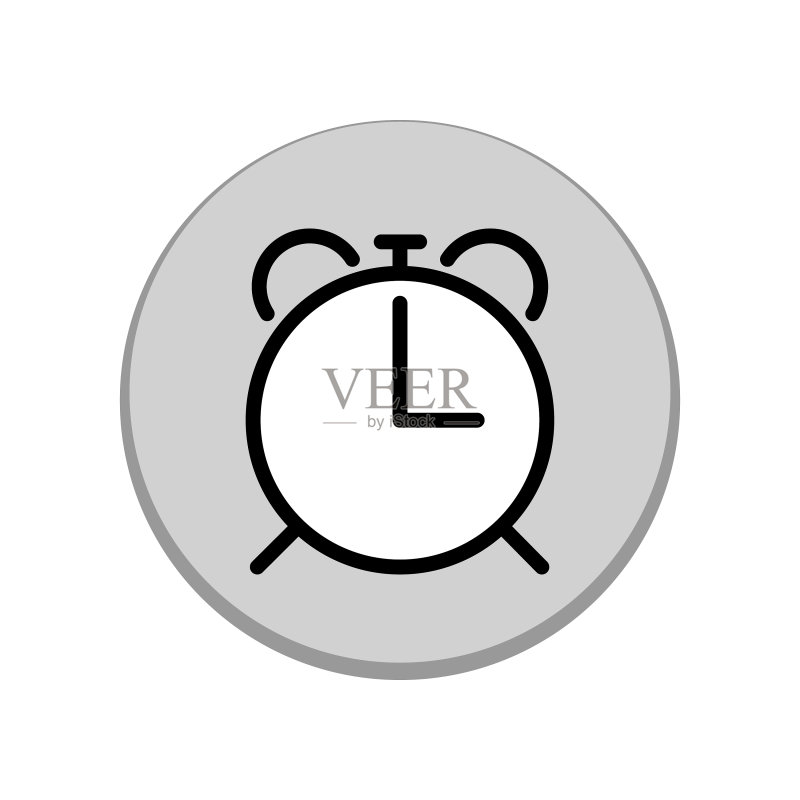 闹钟图标模板图标素材