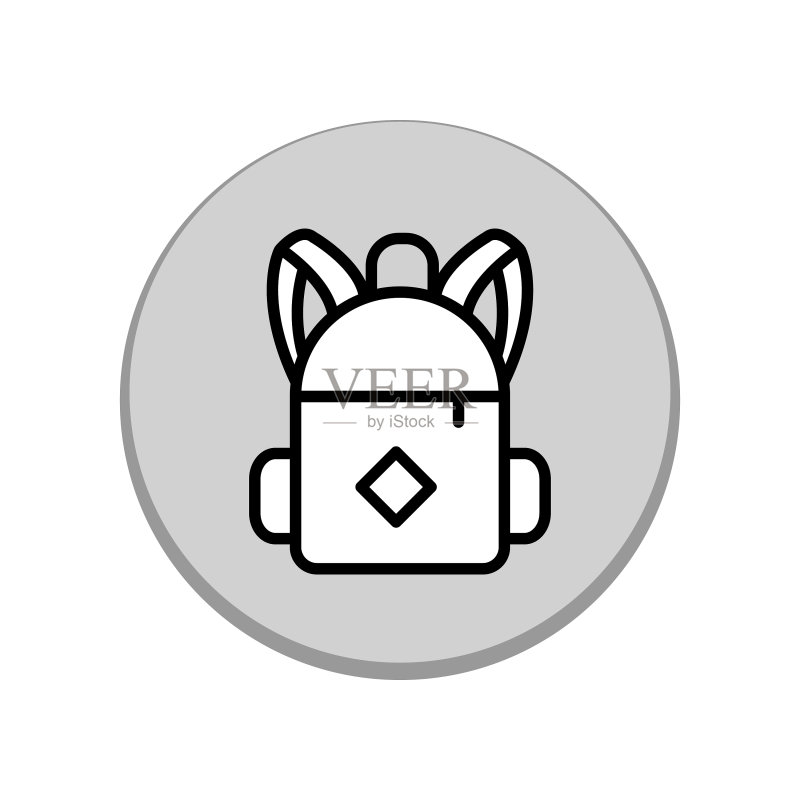背包图标模板图标素材