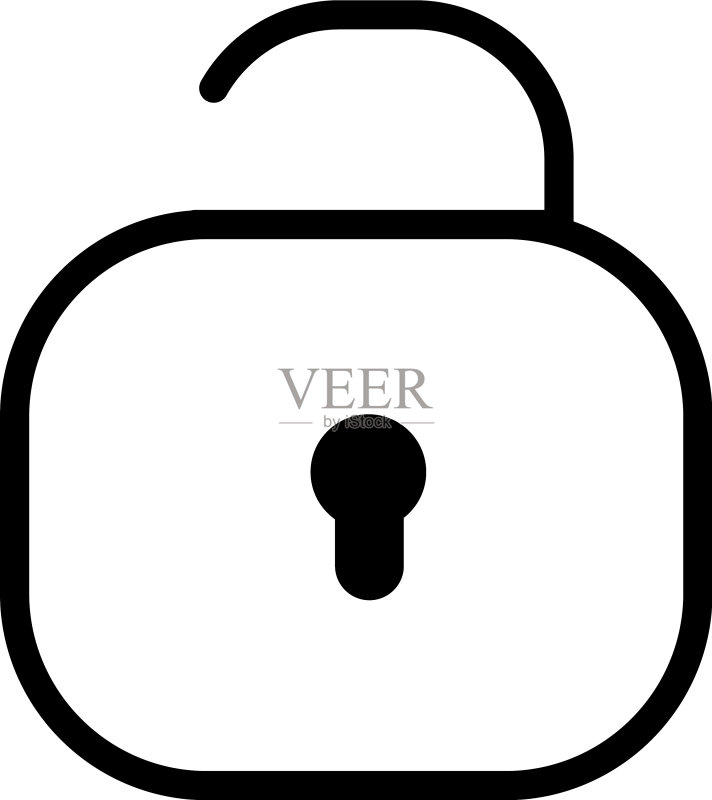 解锁安全密码锁安全图标图标素材