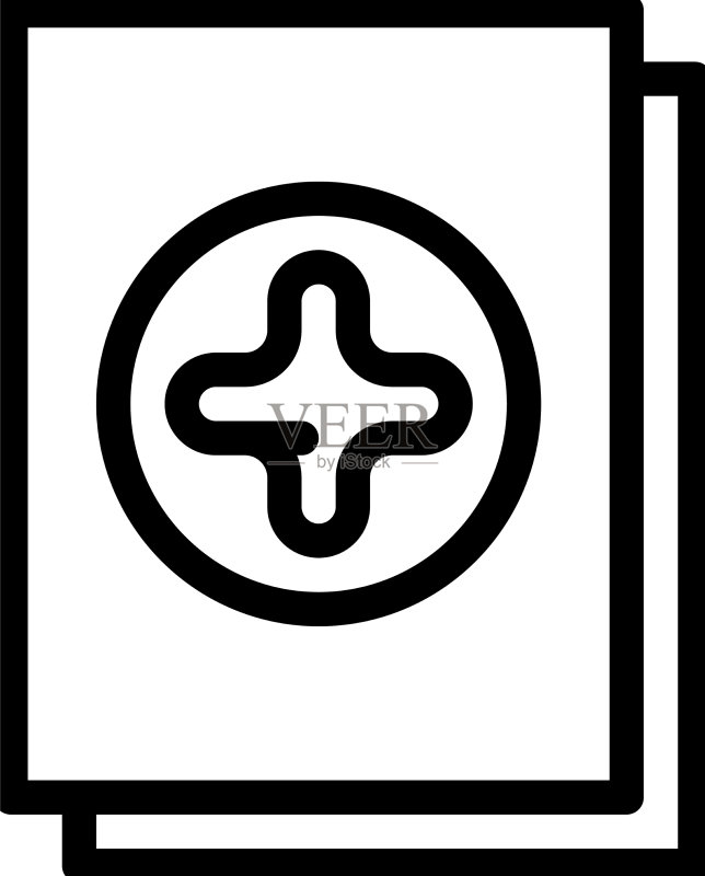 新建文件线条图标图标素材