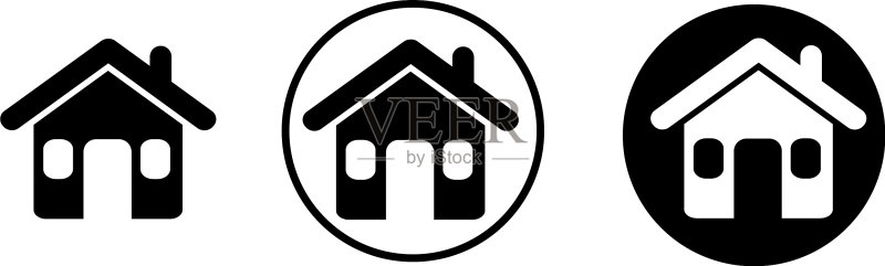 独立式住宅图标图标素材