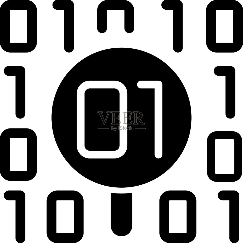 数据集检查黑字形图标图标素材