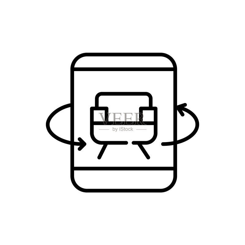 用于室内的增强现实技术图标素材