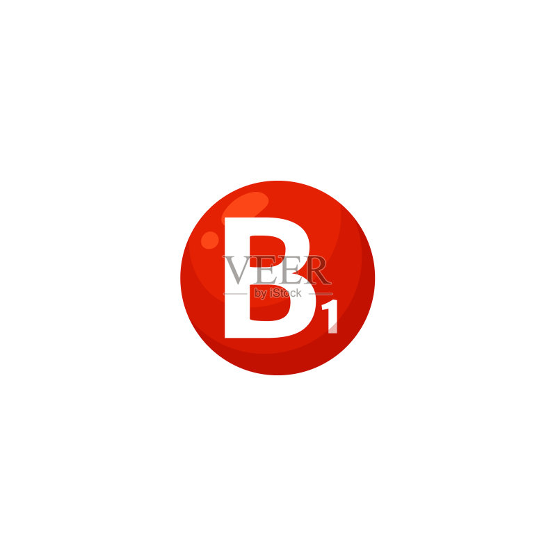 维生素B1或硫胺胶囊图标图标素材