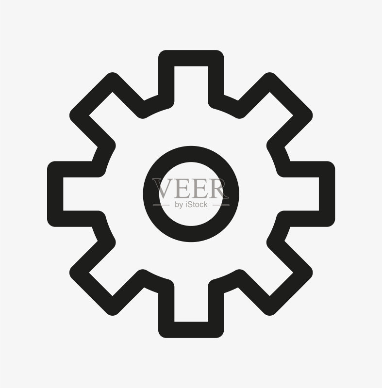 简易齿轮图标图标素材