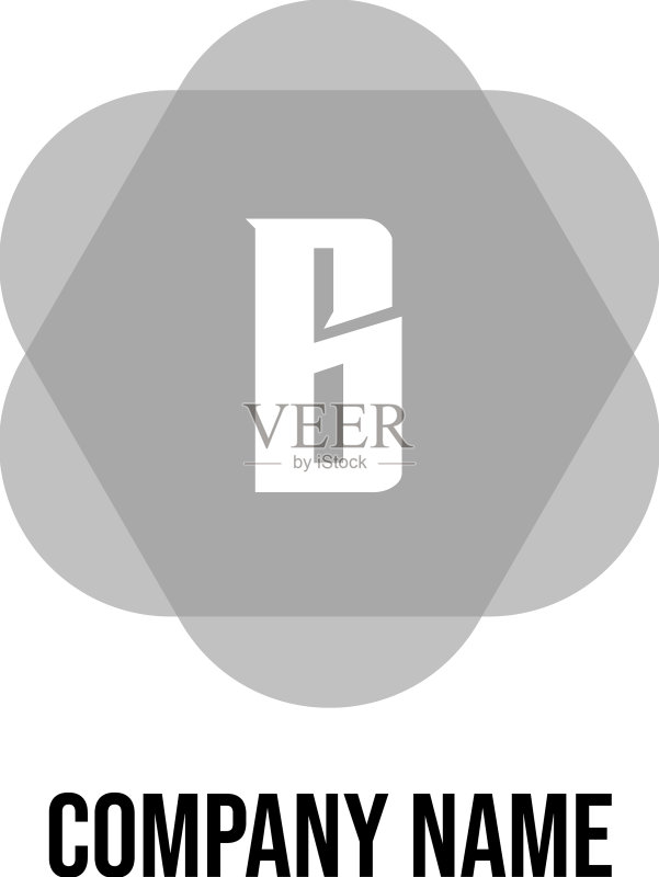 字母B标志图形设计图标素材
