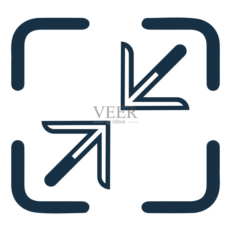 最小化窗口或光标图标图标素材