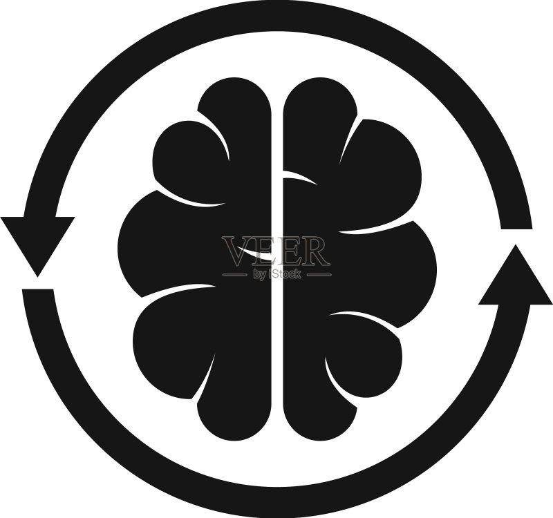 头脑风暴图标简约商务banner图标素材