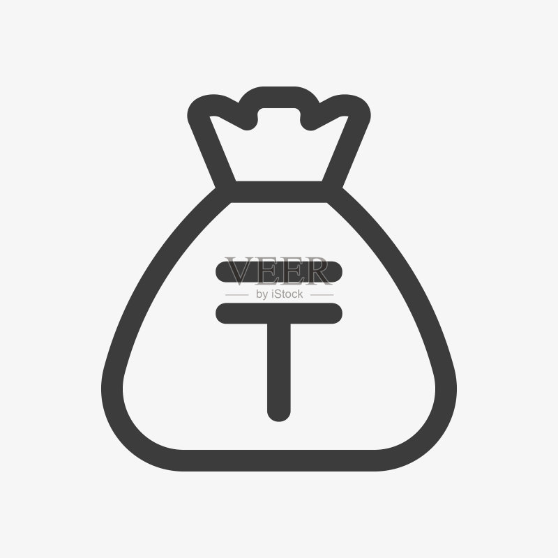 哈萨克斯坦货币坚戈图标图标素材