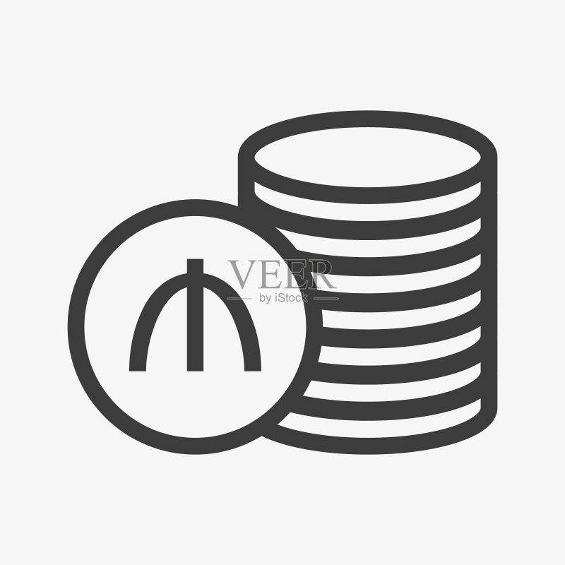 阿塞拜疆货币符号马纳特图标图标素材