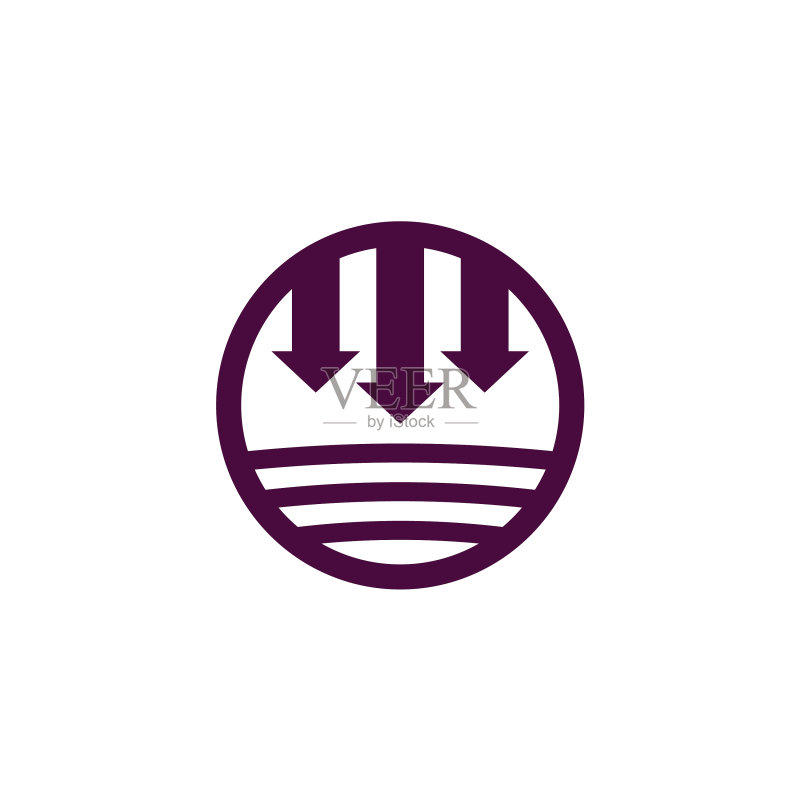 耐压圆形标签图标素材