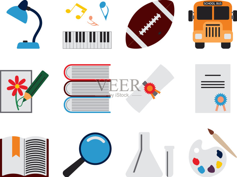 学校图标设置图标素材