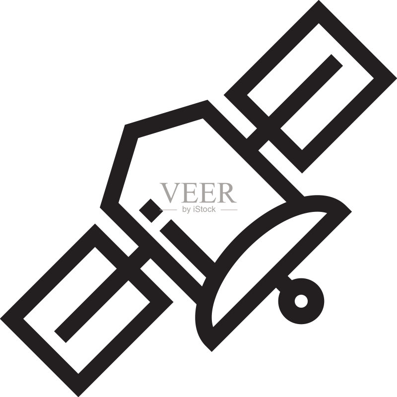 人造空间站卫星图标图标素材