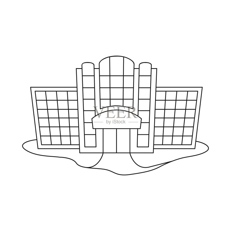 商场店铺招牌图案合集图标素材
