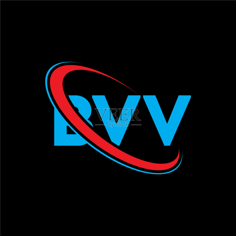 BVV字母标志设计图标素材