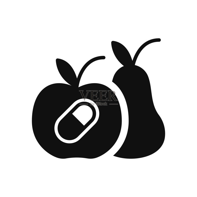 合成食品轮廓图标添加剂表图标素材