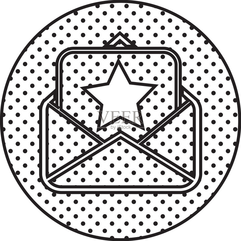 电子邮件和邮件图标符号设计图标素材