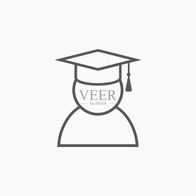 毕业帽图标教育帽图标素材