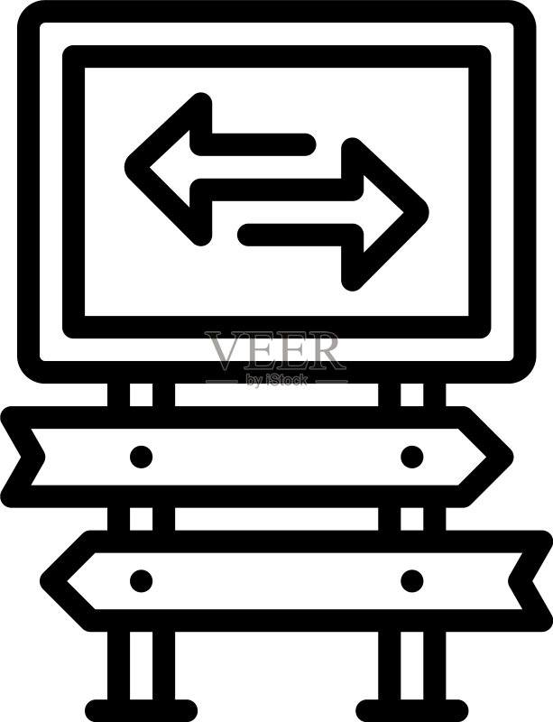 方向指示图标素材