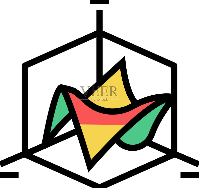 3D图表彩色图标图标素材