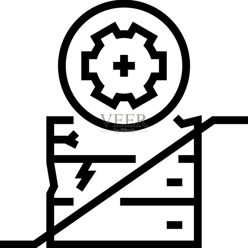 修复家具线条图标图标素材