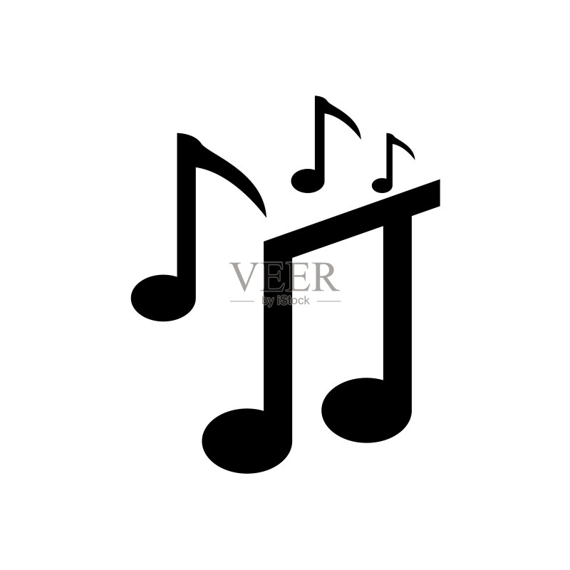 音乐图标扁平设计图标素材